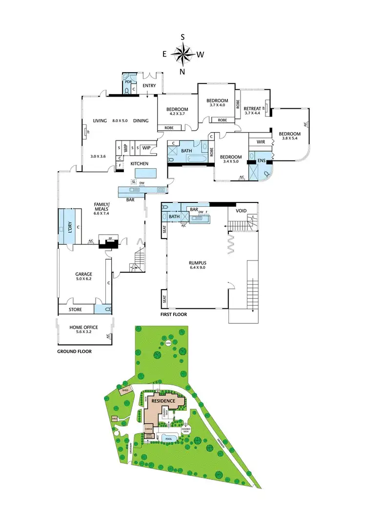 Floorplan of Homely house listing, 6 Mays Road, Eltham VIC 3095