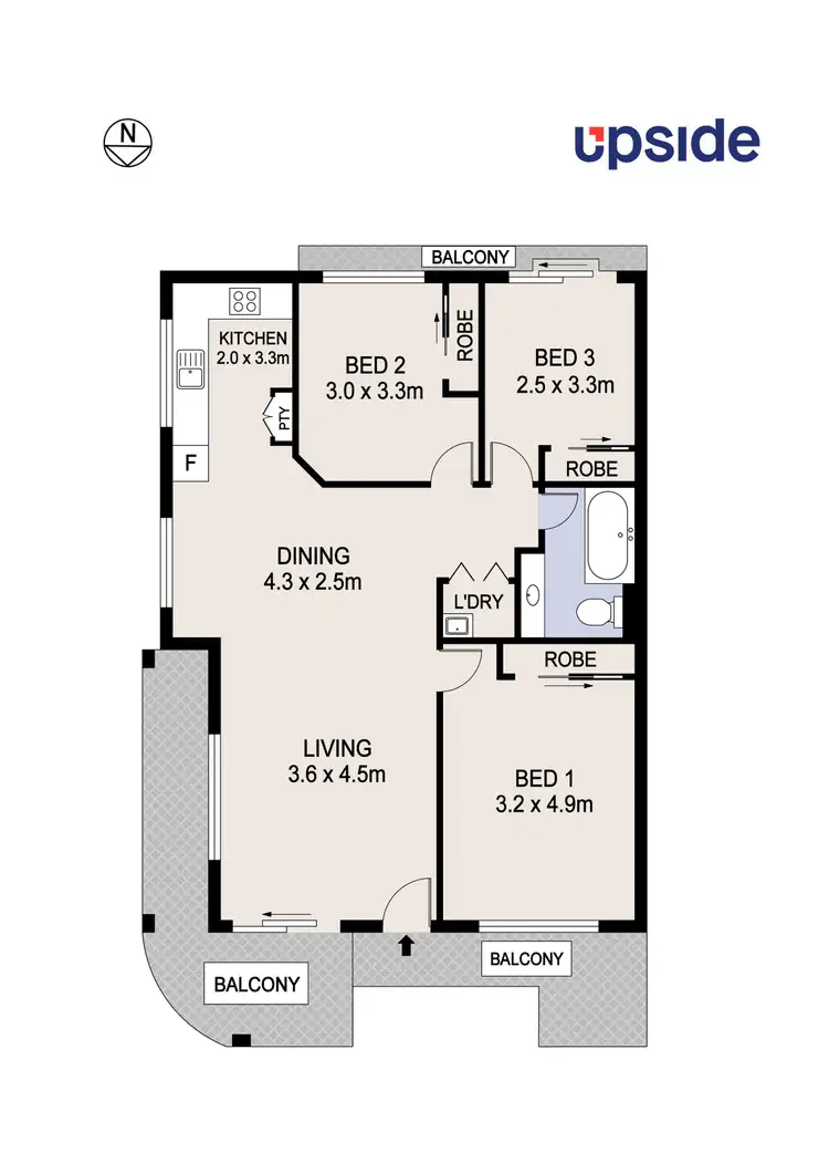 Floorplan of Homely unit listing, 312/37 Pacific Drive, Port Macquarie NSW 2444