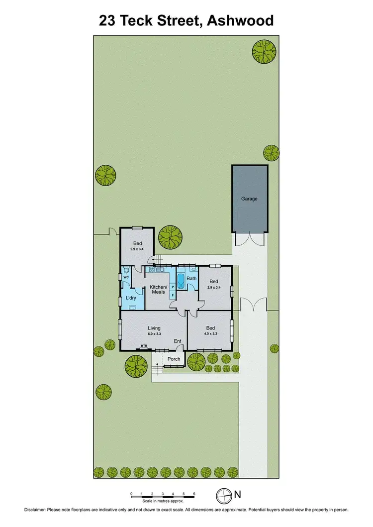 Floorplan of Homely house listing, 23 Teck Street, Ashwood VIC 3147