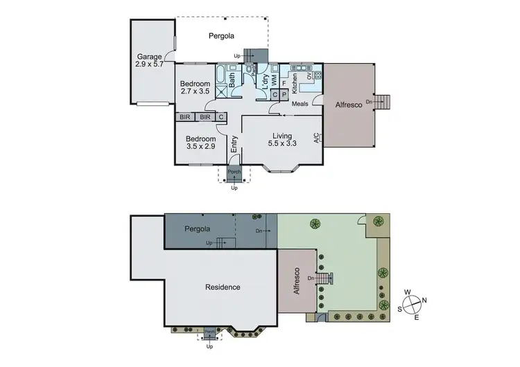 Floorplan of Homely unit listing, 2/17 Raymond Street, Ashwood VIC 3147