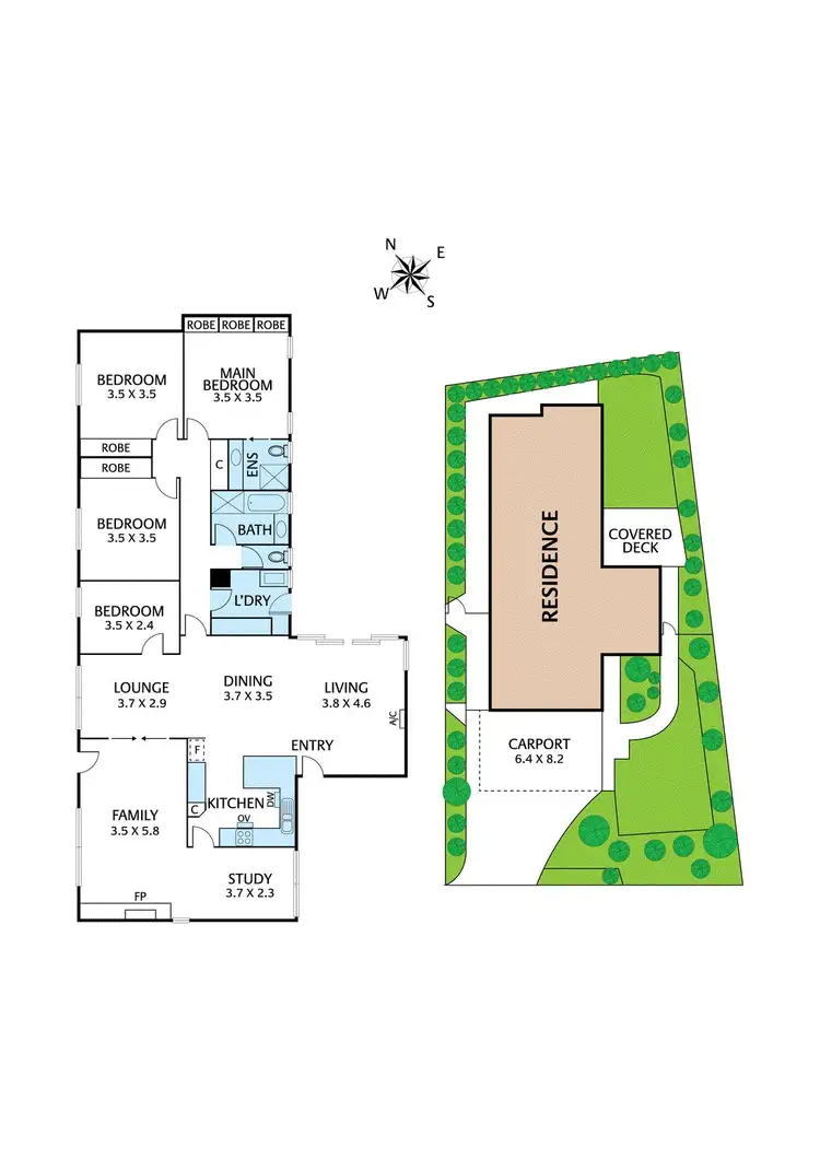 Floorplan of Homely house listing, 23 Walhalla Drive, Ringwood East VIC 3135