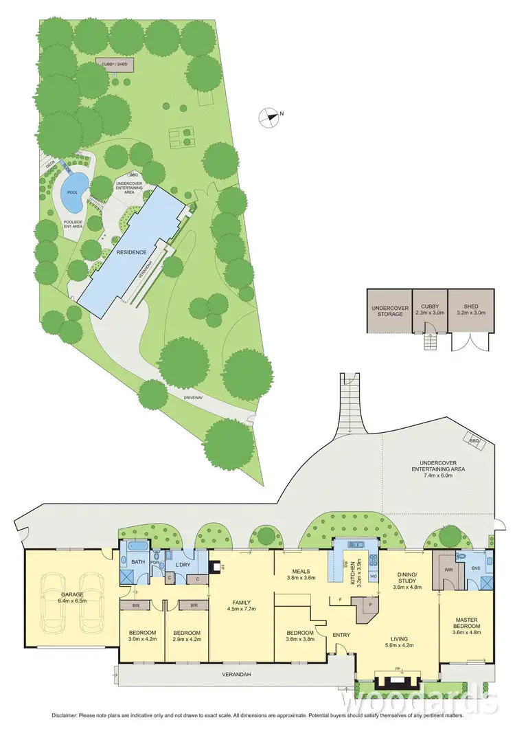 Floorplan of Homely house listing, 4 Ward Court, Wonga Park VIC 3115