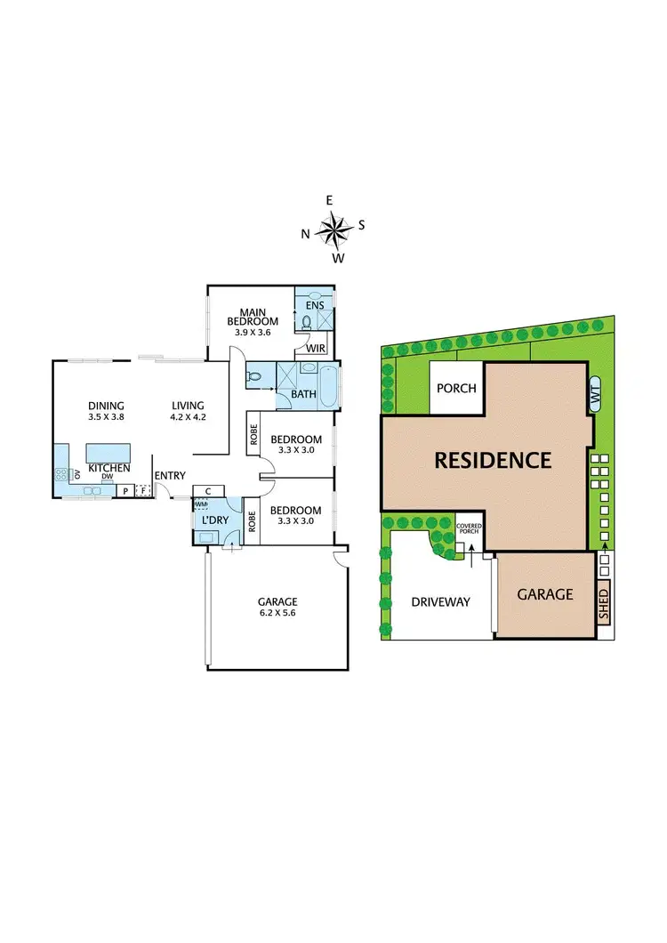 Floorplan of Homely unit listing, 3/33 Shady Grove, Nunawading VIC 3131