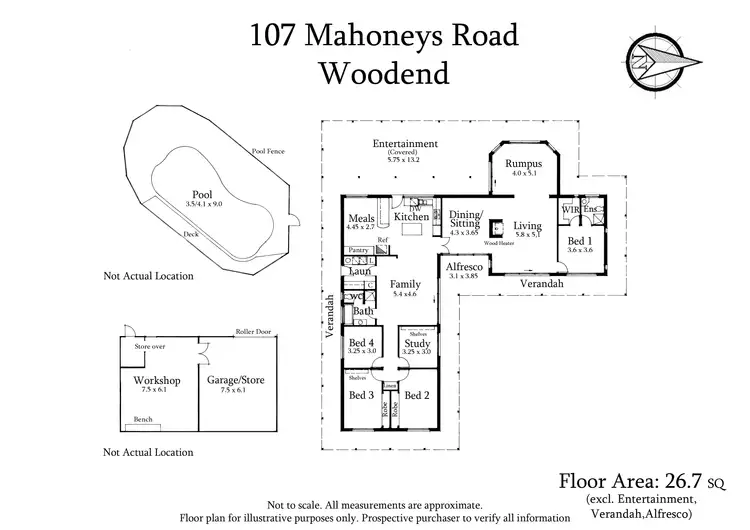 Floorplan of Homely house listing, 107 Mahoneys Road, Woodend VIC 3442