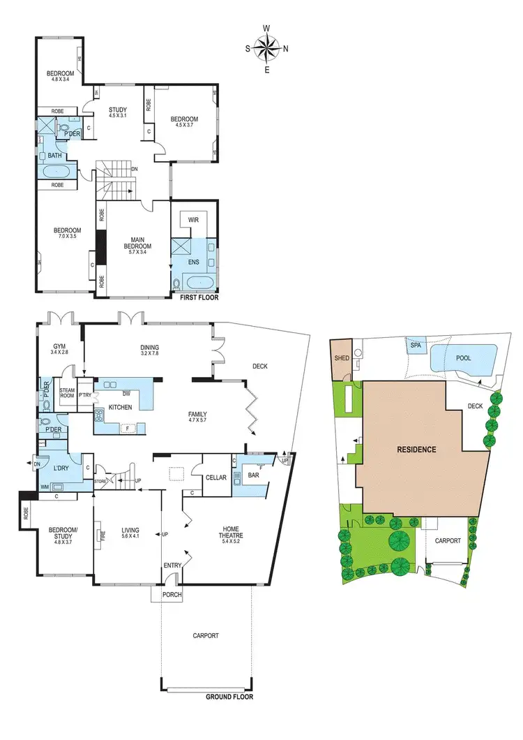 Floorplan of Homely house listing, 9 Ballara Court, Brighton VIC 3186