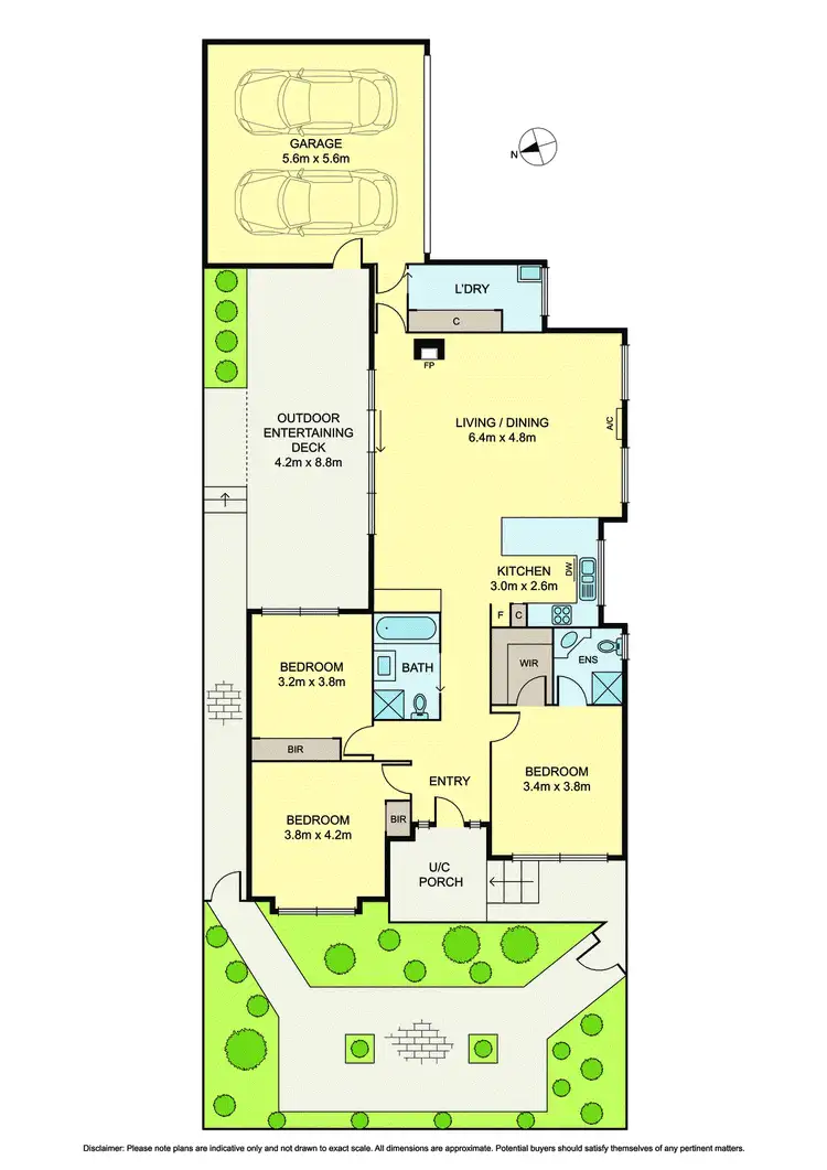 Floorplan of Homely townhouse listing, 1/15 Jackson Street, Forest Hill VIC 3131