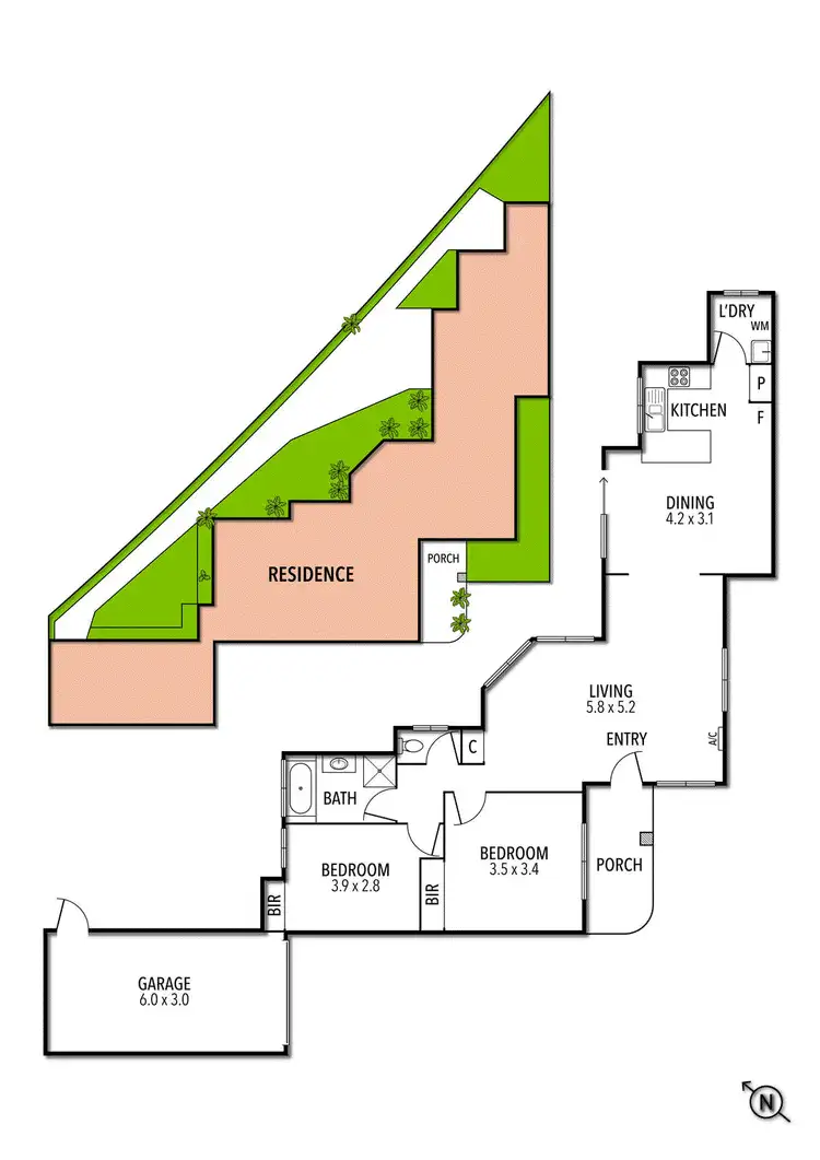 Floorplan of Homely unit listing, 4/24 Scovell Crescent, Maidstone VIC 3012