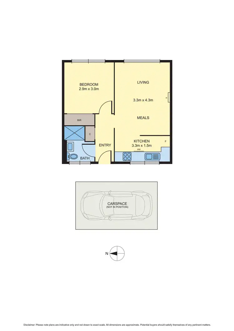 Floorplan of Homely unit listing, 6/9 Egan Street, Richmond VIC 3121
