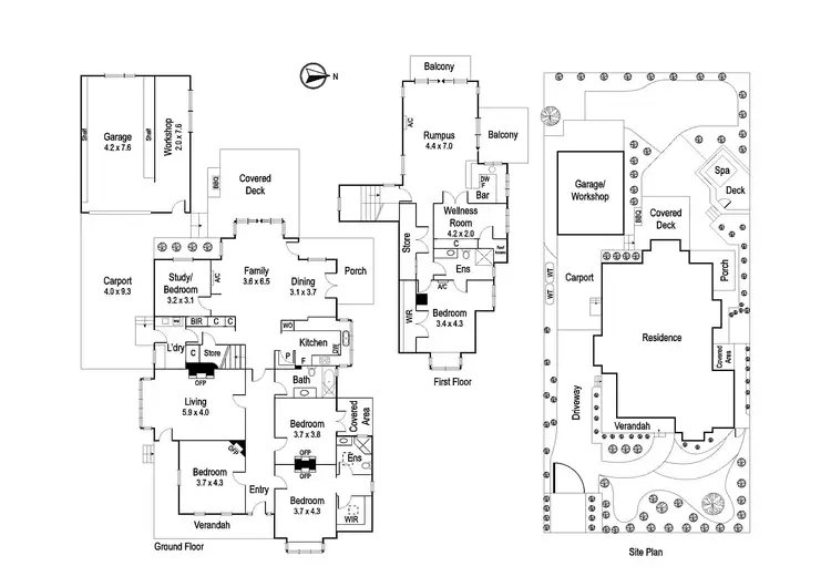 Floorplan of Homely house listing, 13-15 Langs Road, Ivanhoe VIC 3079