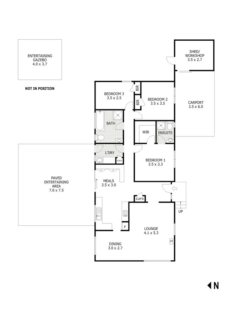 Floorplan of Homely house listing, 7 Andrew Avenue, Waterford Park VIC 3658