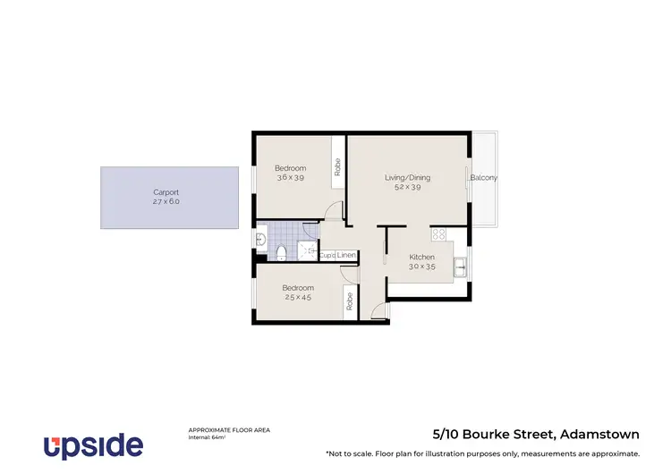 Floorplan of Homely unit listing, 5/10 Bourke Street, Adamstown NSW 2289