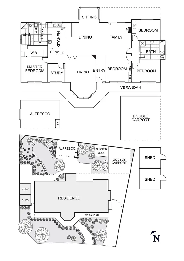 Floorplan of Homely house listing, 2 Geebung Place, Doreen VIC 3754