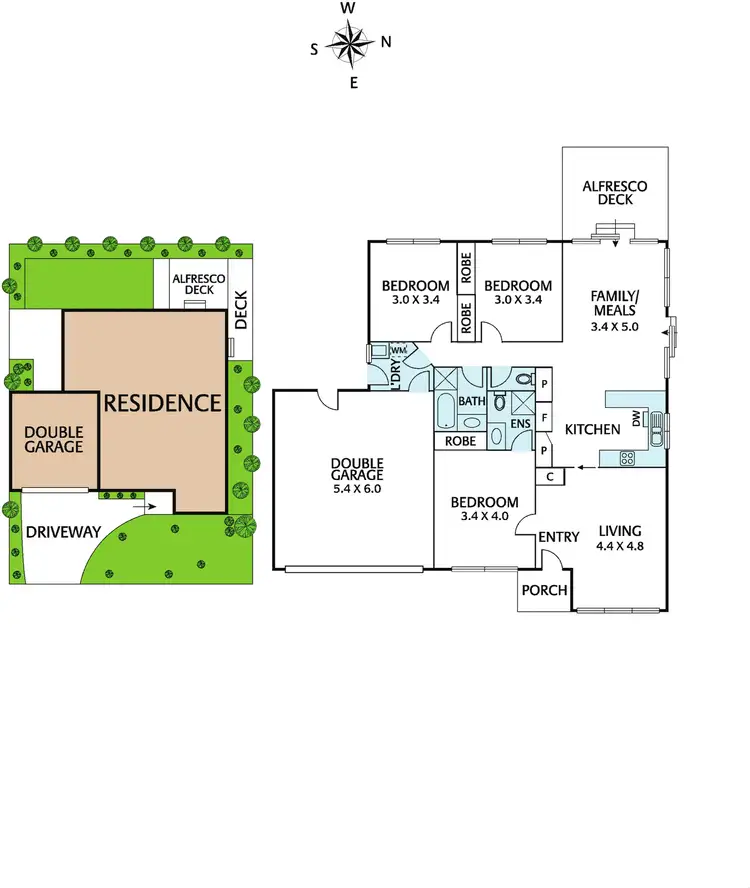 Floorplan of Homely unit listing, 4 Menck Street, Nunawading VIC 3131