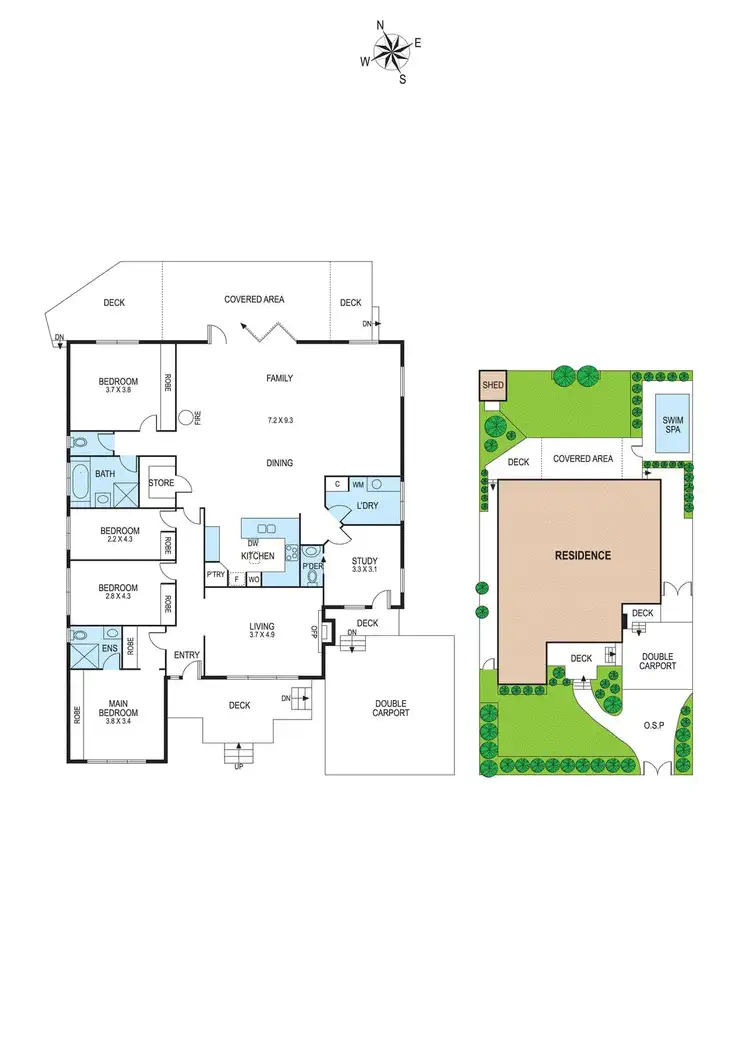 Floorplan of Homely house listing, 13 York Street, Bentleigh East VIC 3165