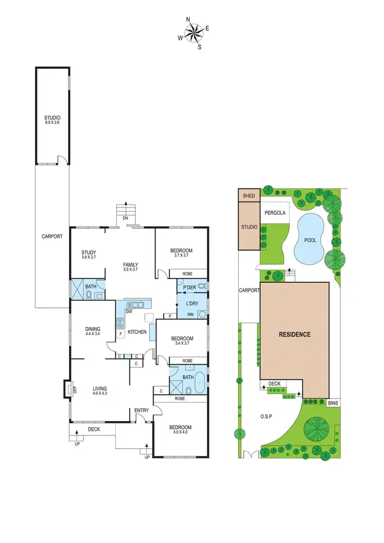 Floorplan of Homely house listing, 9 Denton Street, Brighton East VIC 3187
