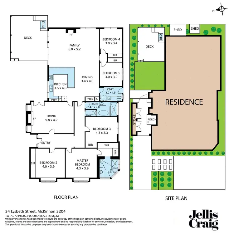 Floorplan of Homely house listing, 34 Lysbeth Street, Mckinnon VIC 3204