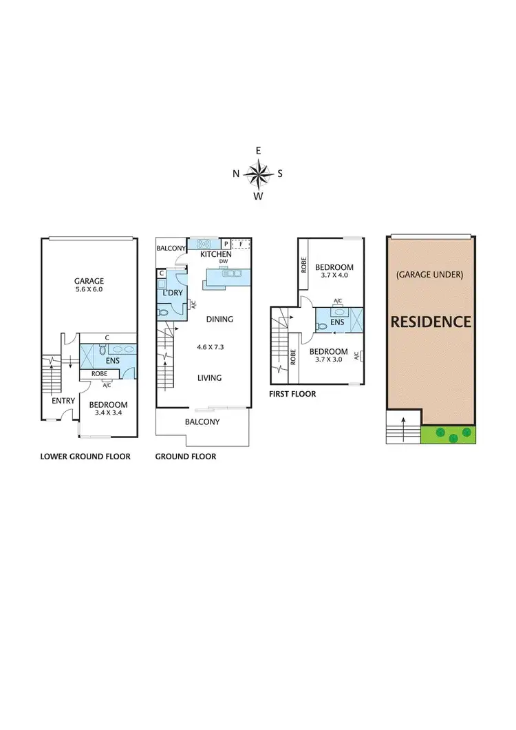 Floorplan of Homely townhouse listing, 4/31 Dudley Street, Eltham VIC 3095