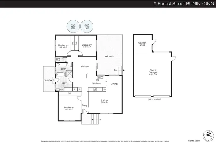 Floorplan of Homely house listing, 9 Forest Street, Buninyong VIC 3357