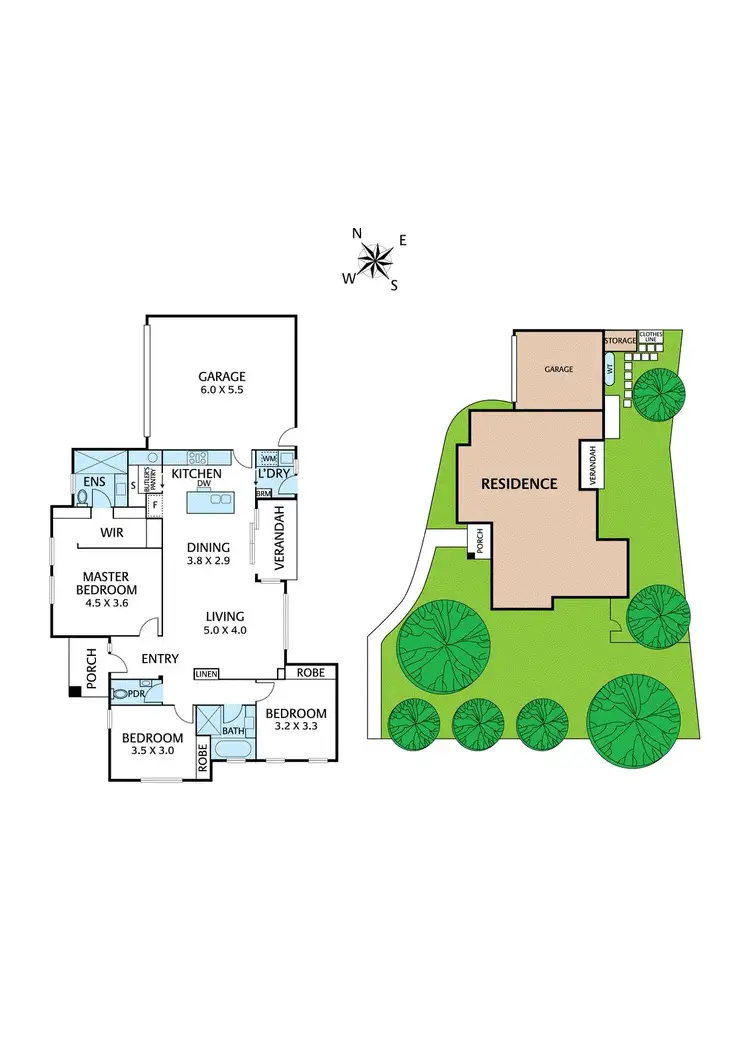 Floorplan of Homely townhouse listing, 1/23 Diamond Street, Eltham VIC 3095