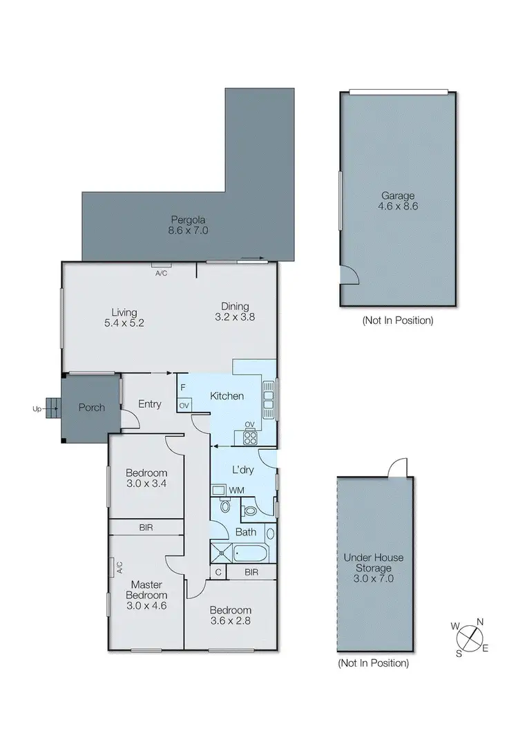 Floorplan of Homely house listing, 8 Miranda Close, Clayton South VIC 3169