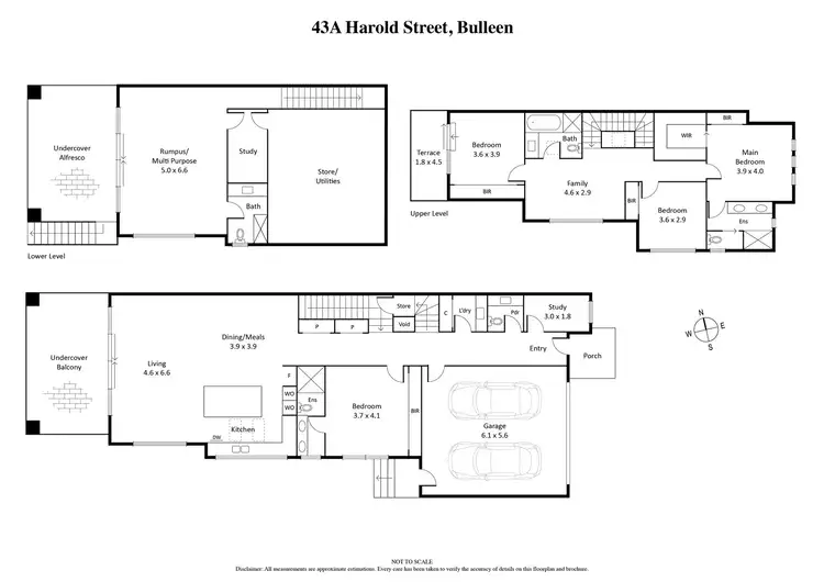 Floorplan of Homely house listing, 43a Harold Street, Bulleen VIC 3105