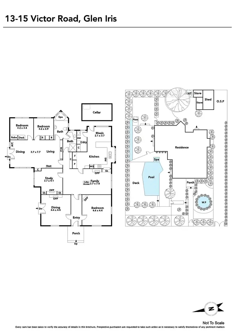 Floorplan of Homely house listing, 13-15 Victor Road, Glen Iris VIC 3146