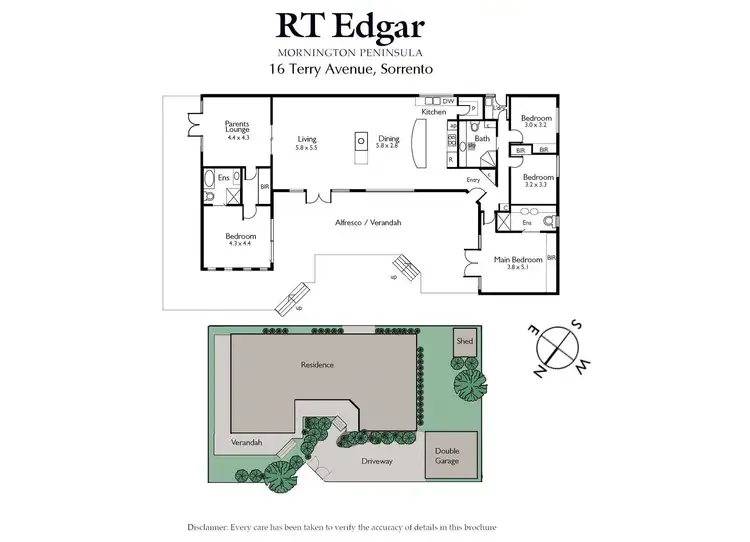 Floorplan of Homely house listing, 16 Terry Avenue, Sorrento VIC 3943