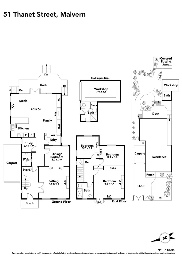 Floorplan of Homely house listing, 51 Thanet Street, Malvern VIC 3144