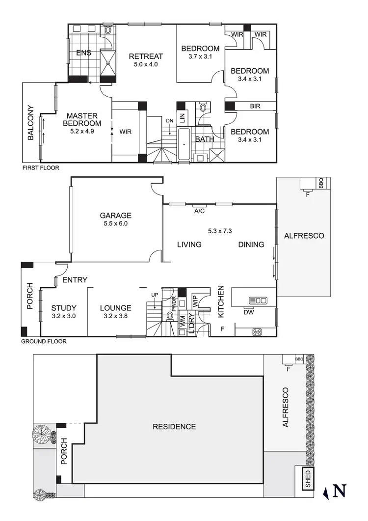Floorplan of Homely house listing, 21 Hazelton Drive, Doreen VIC 3754
