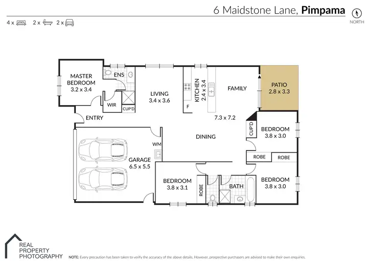 Floorplan of Homely house listing, 6 Maidstone Lane, Pimpama QLD 4209
