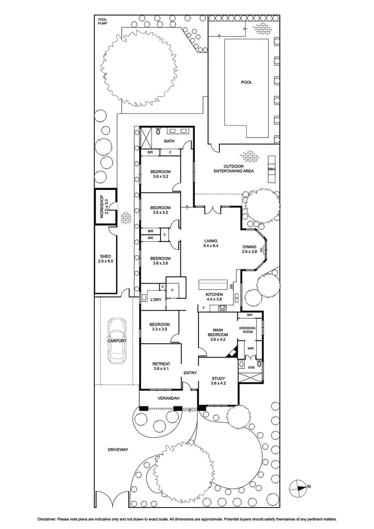 Floorplan of Homely house listing, 7 Oak Street, Bentleigh VIC 3204