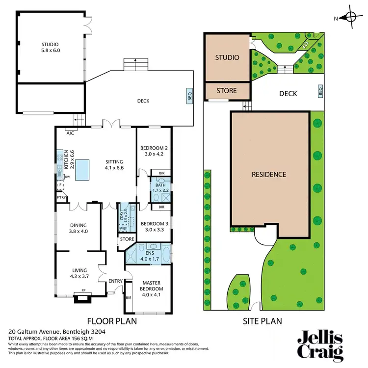 Floorplan of Homely house listing, 20 Galtum Avenue, Bentleigh VIC 3204