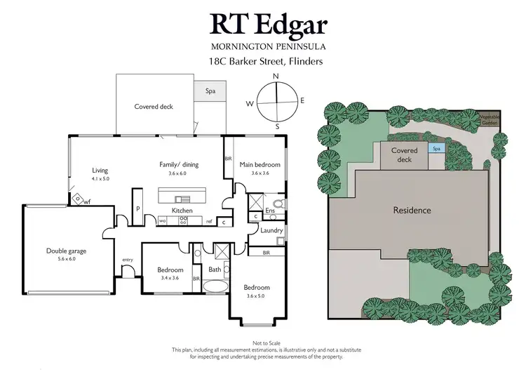 Floorplan of Homely house listing, 18C Barker Street, Flinders VIC 3929