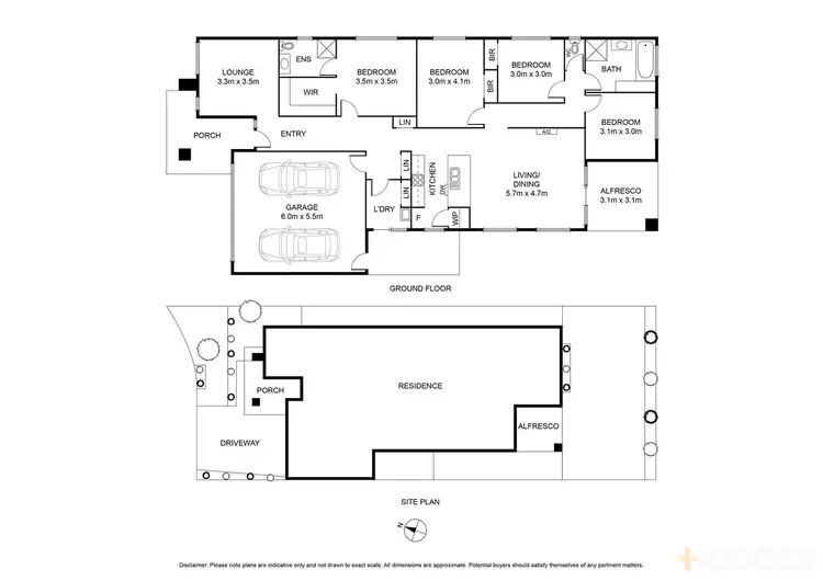 Floorplan of Homely house listing, 14 Brookes Street, Fyansford VIC 3218