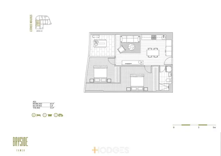 Floorplan of Homely apartment listing, 802/4-6 Station Street, Moorabbin VIC 3189