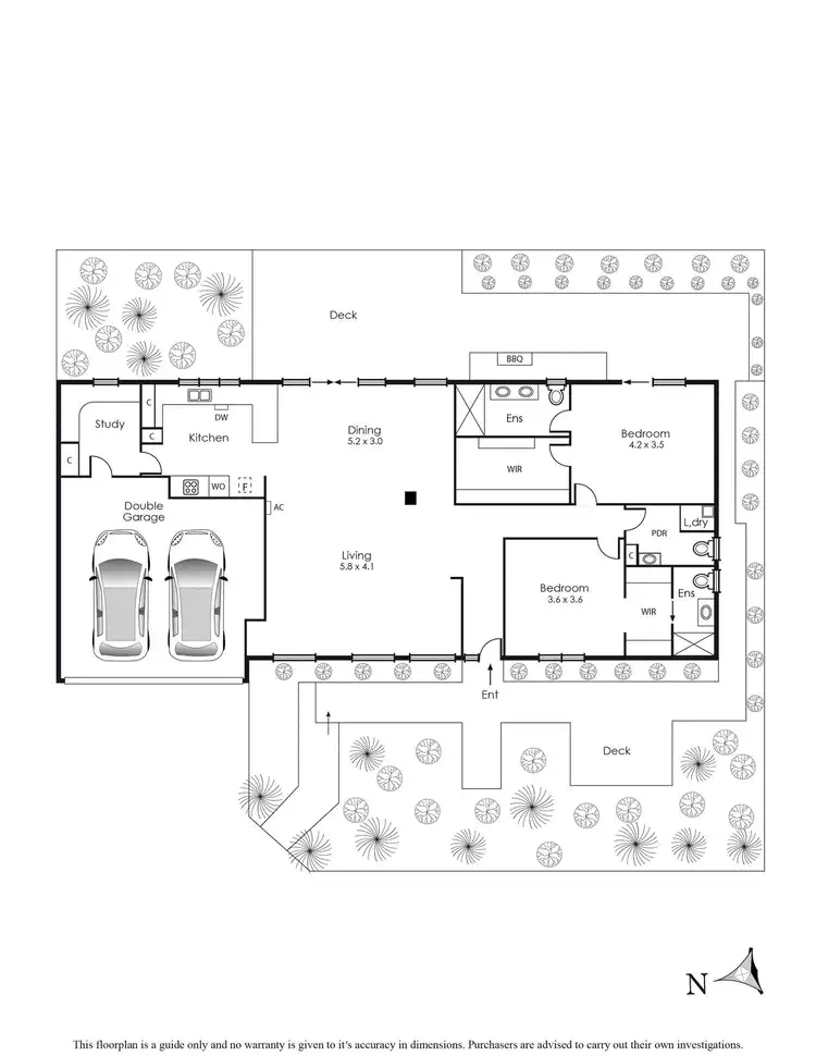 Floorplan of Homely house listing, 6 Adamson Street, Brighton VIC 3186