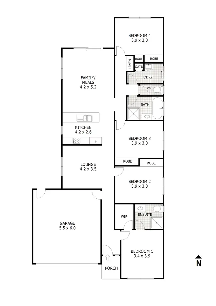 Floorplan of Homely house listing, 6 Appleberry Way, Wallan VIC 3756