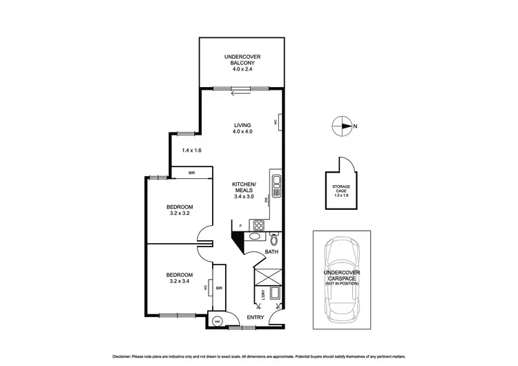 Floorplan of Homely apartment listing, 157/115 Neerim Road, Glen Huntly VIC 3163