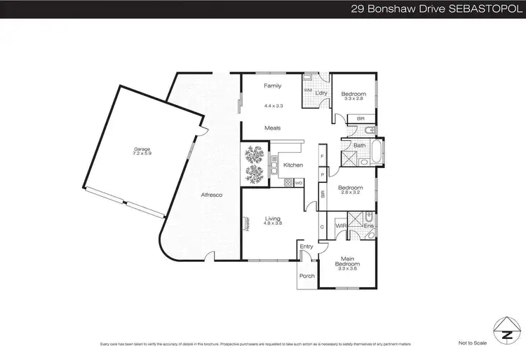 Floorplan of Homely house listing, 29 Bonshaw Drive, Sebastopol VIC 3356