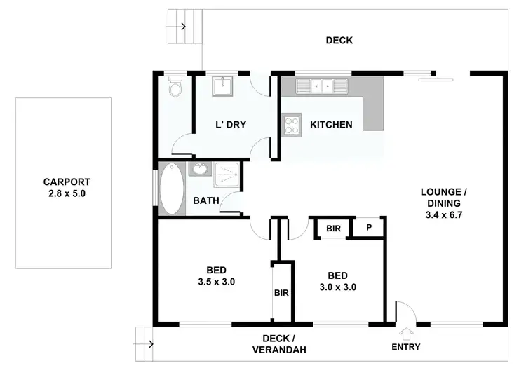 Floorplan of Homely house listing, 33 Maroondah Highway, Healesville VIC 3777