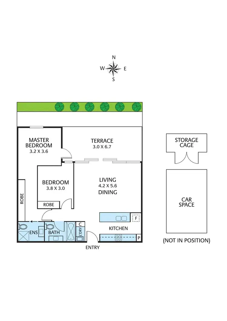 Floorplan of Homely apartment listing, G05/979 Heidelberg Road, Ivanhoe VIC 3079