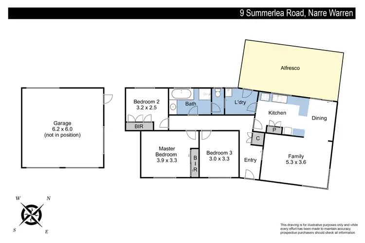 Floorplan of Homely house listing, 9 Summerlea Road, Narre Warren VIC 3805