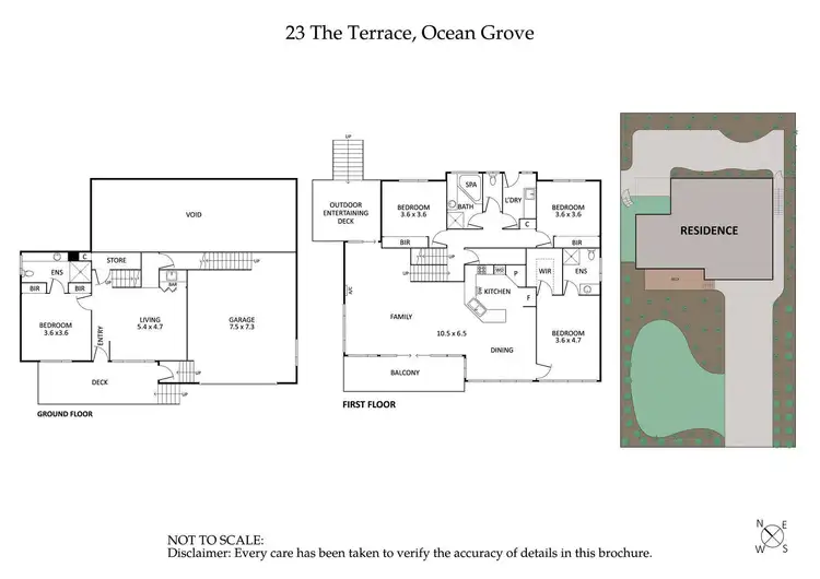 Floorplan of Homely house listing, 23 The Terrace, Ocean Grove VIC 3226