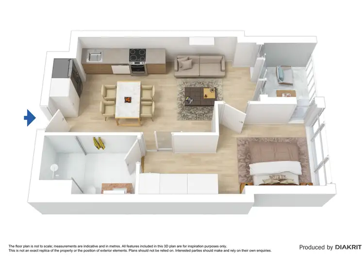 Floorplan of Homely apartment listing, 914/220 Spencer Street, Melbourne VIC 3000