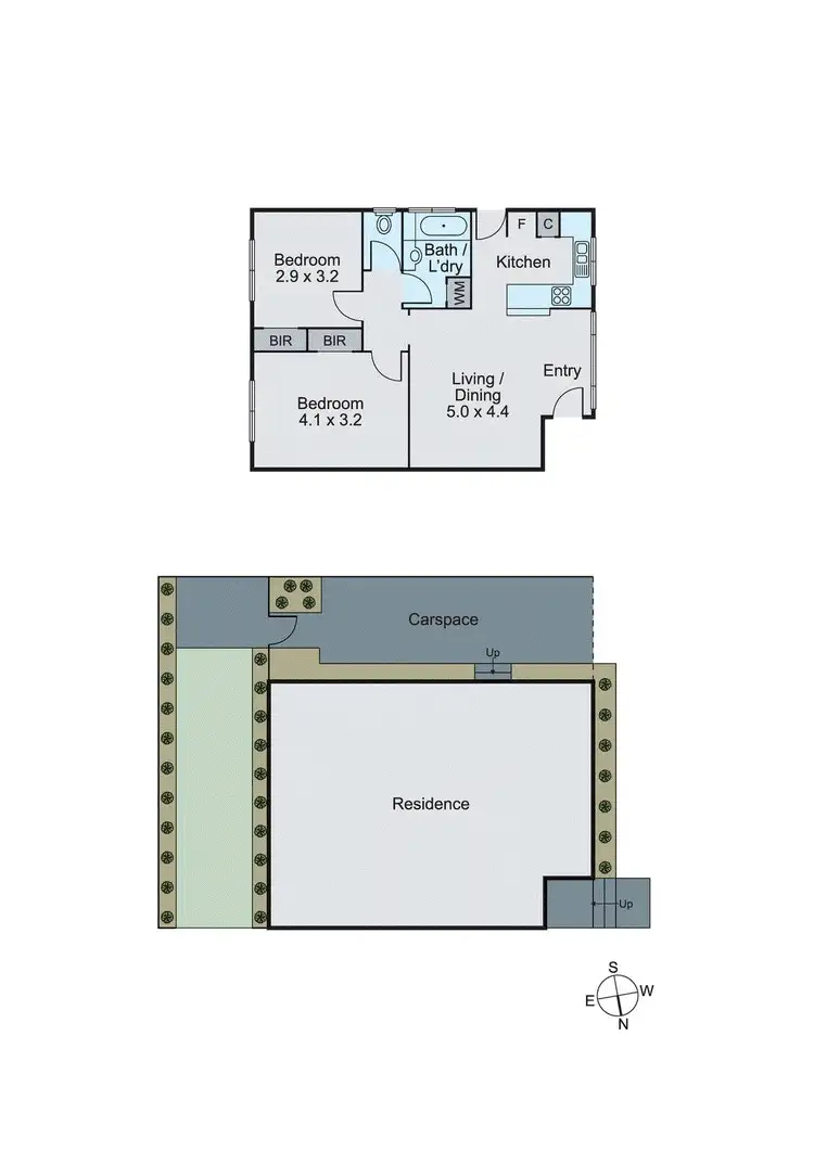 Floorplan of Homely unit listing, 6/2 Kelly Street, Chadstone VIC 3148
