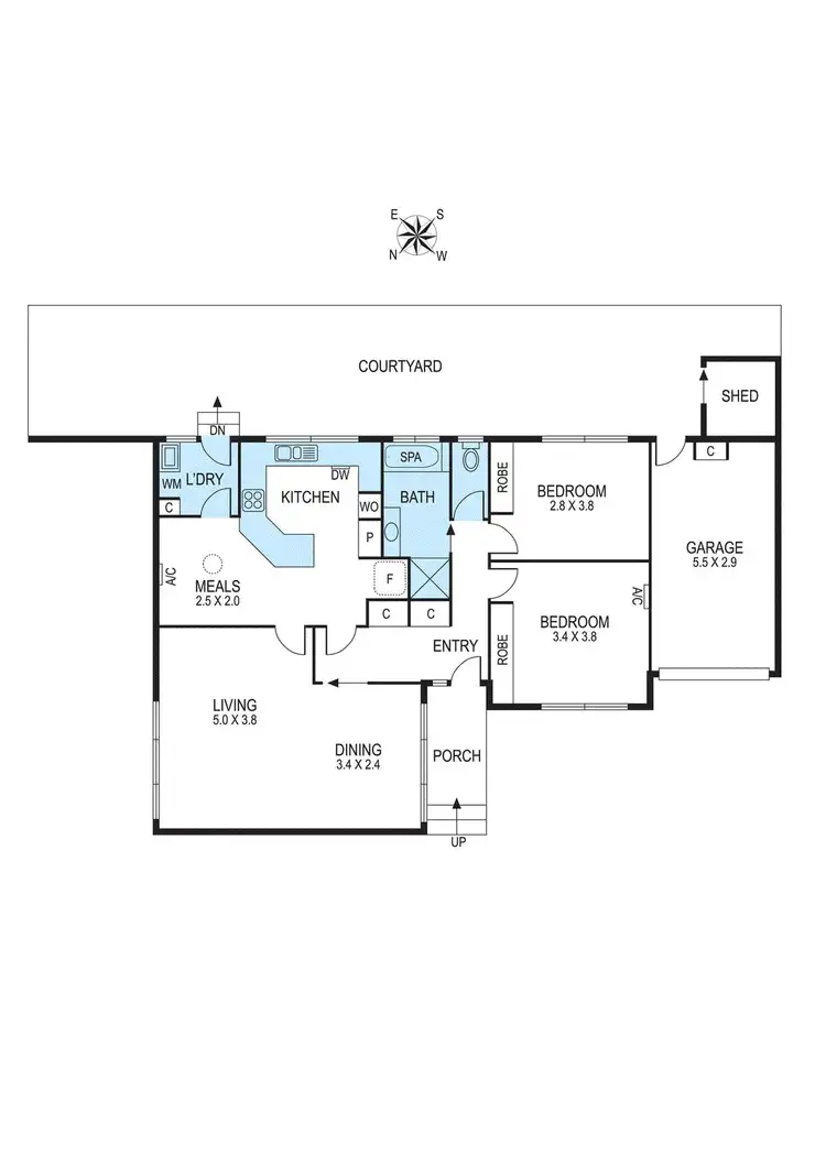Floorplan of Homely villa listing, 3/7-9 Oakleigh Road, Carnegie VIC 3163
