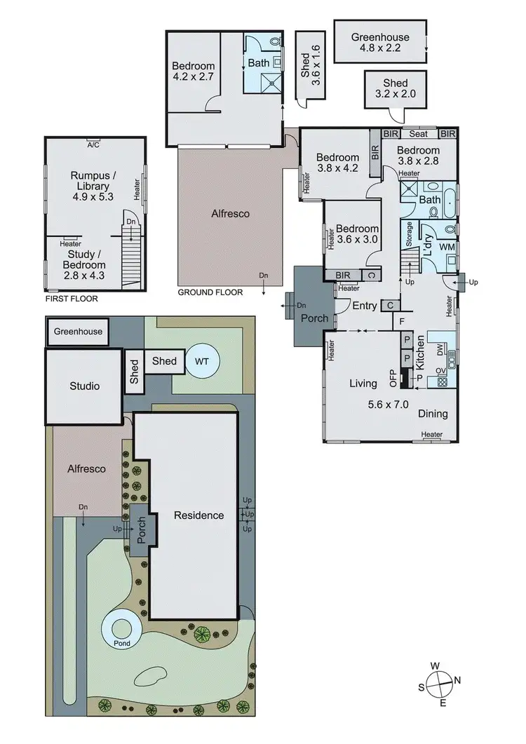 Floorplan of Homely house listing, 7 Simon Street, Clayton South VIC 3169