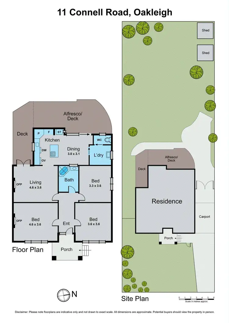 Floorplan of Homely house listing, 11 Connell Road, Oakleigh VIC 3166