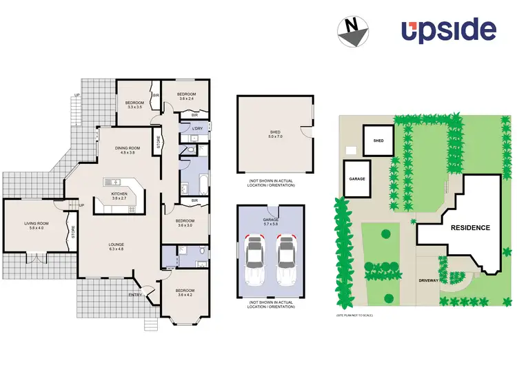 Floorplan of Homely house listing, 4 Booth Crescent, Orange NSW 2800