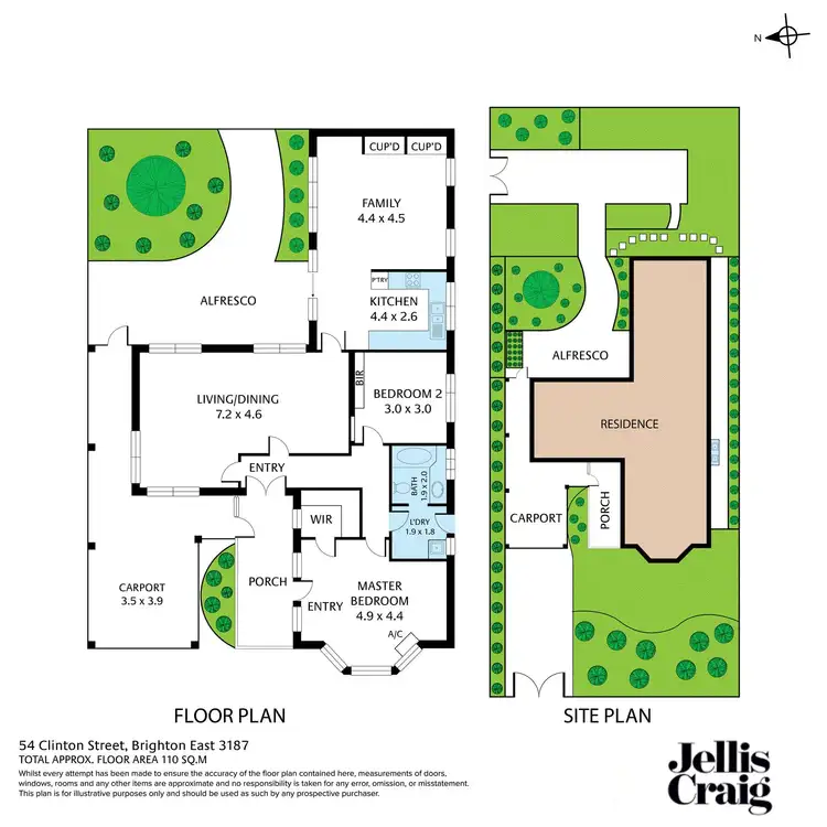 Floorplan of Homely house listing, 54 Clinton Street, Brighton East VIC 3187